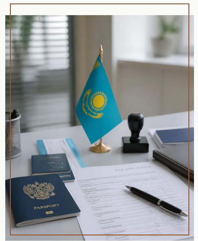 Оформление визы в Казахстан для поездки и работы в Снежинске